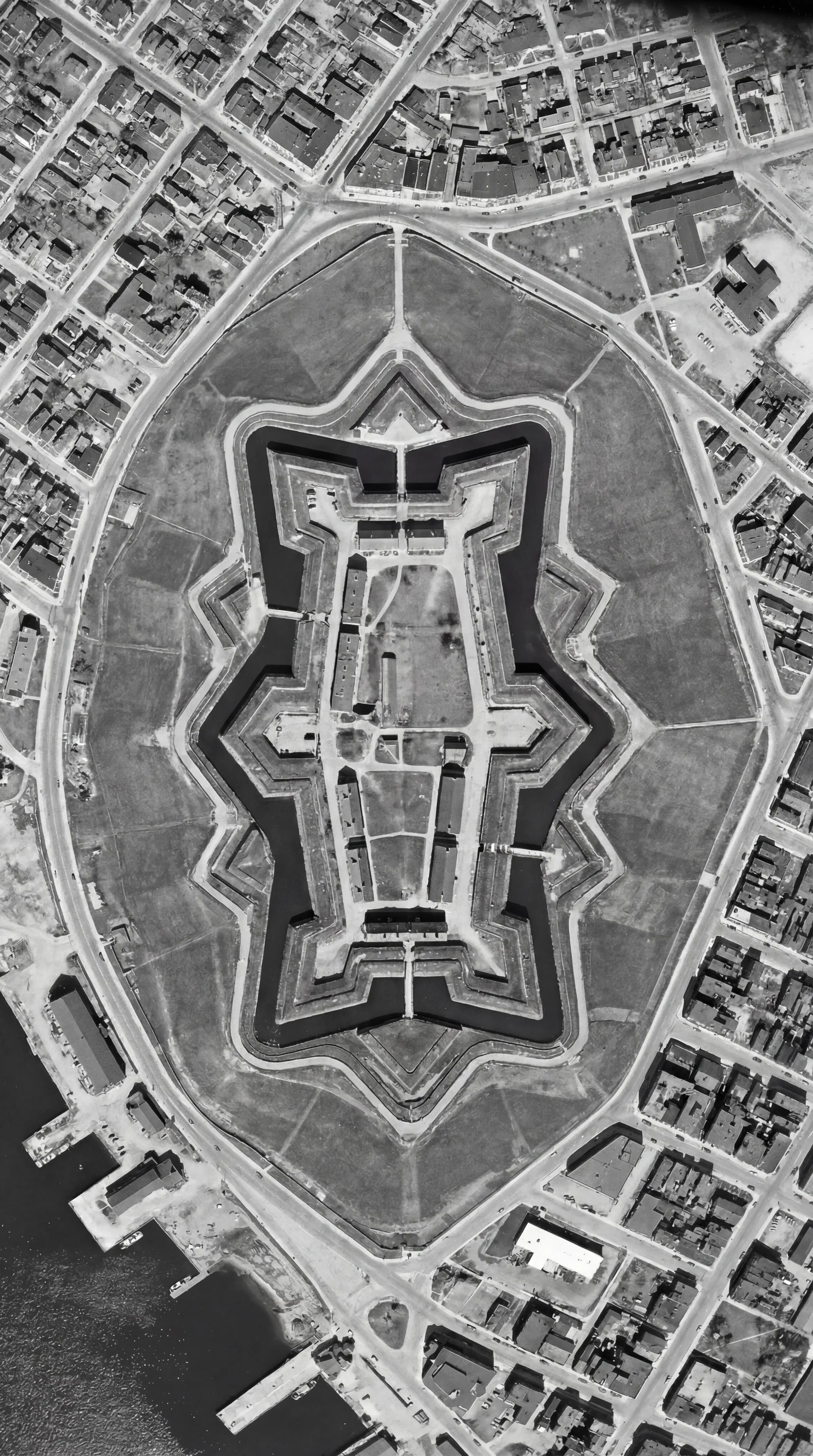 Halifax Citadel Star Fort Aerial View Mobile